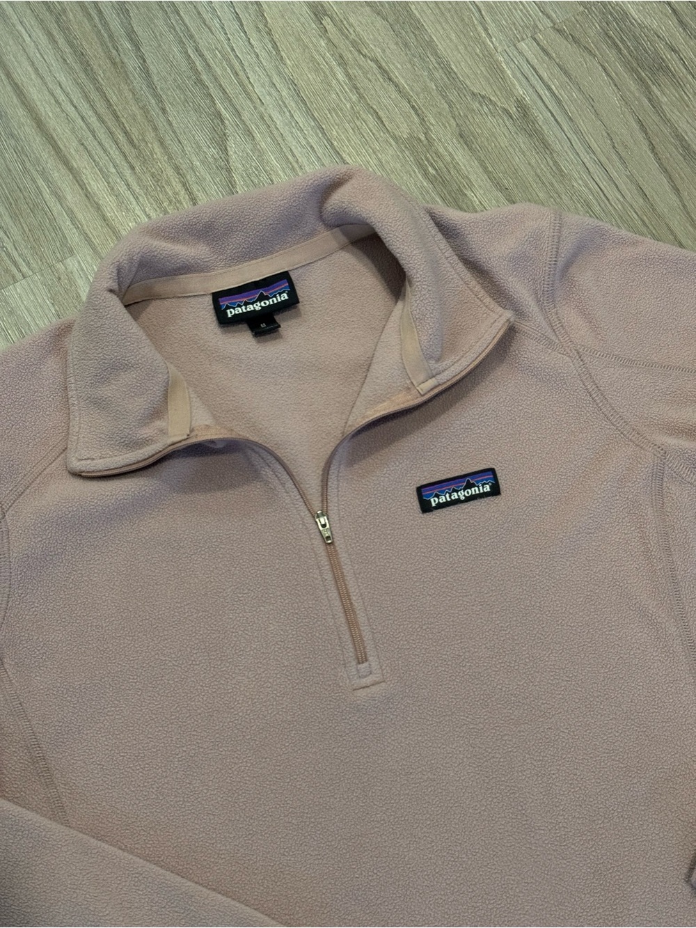 Patagonia micro fleece Quarter Zip Fleece Pullover - Dusty Pink Medium